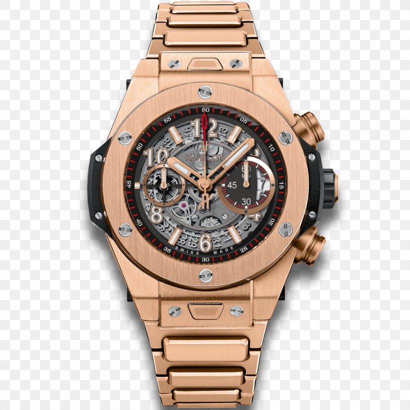 Hublot Watch Gold Chronograph Jewellery, PNG, 1000x1000px, Hublot, Automatic Watch, Brand, Breguet, Brown Download Free