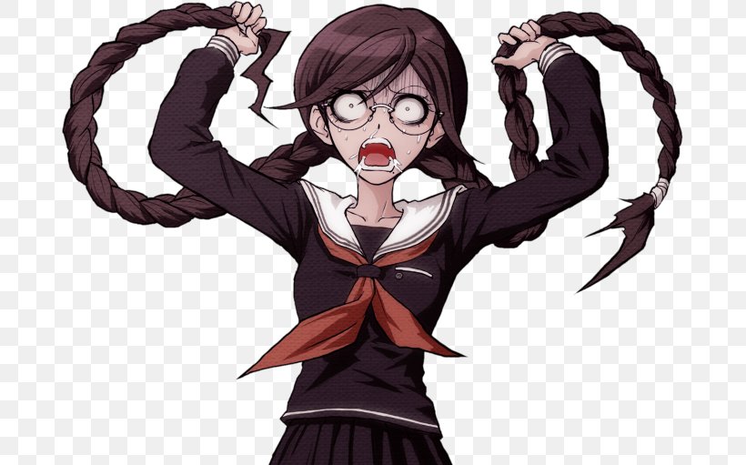 Danganronpa Another Episode: Ultra Despair Girls Danganronpa V3: Killing Harmony Danganronpa: Trigger Happy Havoc Sprite PlayStation Vita, PNG, 683x511px, Watercolor, Cartoon, Flower, Frame, Heart Download Free