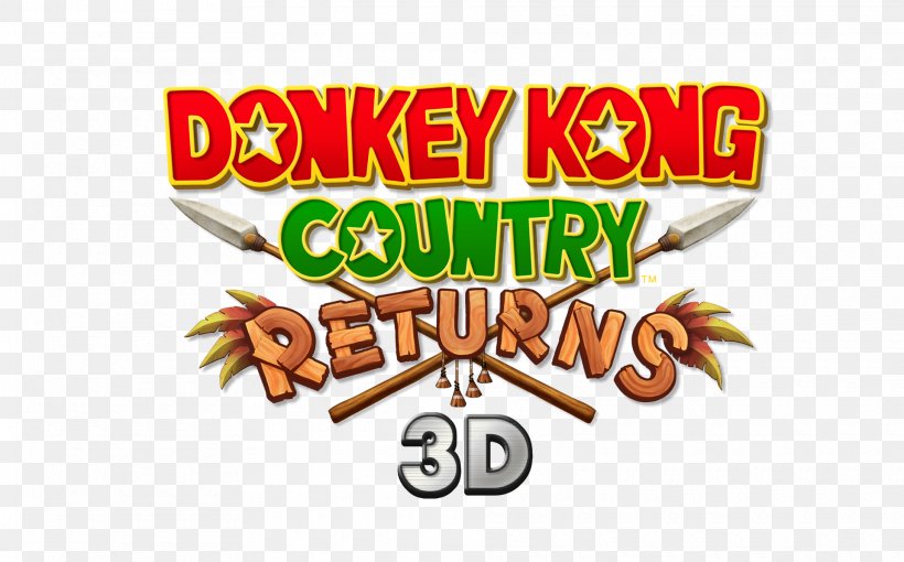 Donkey Kong Country Returns Nintendo 3DS Wii Logo, PNG, 1920x1196px, Donkey Kong Country Returns, Brand, Donkey Kong, Donkey Kong Country, Food Download Free