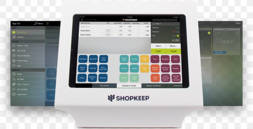 Computer Software ShopKeep Point Of Sale Electronics, PNG, 984x504px, Computer Software, Communication, Computer Hardware, Electronics, Hardware Download Free