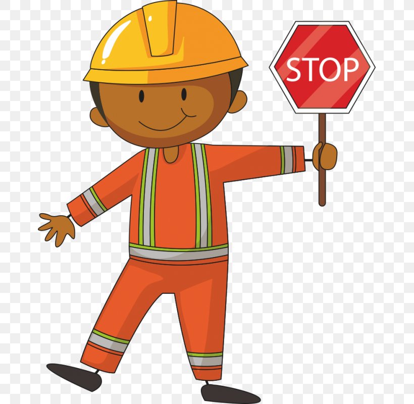 Royalty-free Construction Worker Stop Sign Clip Art, PNG, 800x800px, Royaltyfree, Architectural Engineering, Boy, Concept Map, Concrete Finisher Download Free