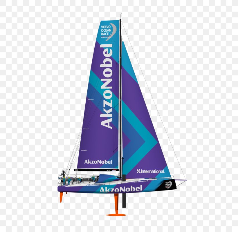 Sailing 2017–18 Volvo Ocean Race AB Volvo Team AkzoNobel, PNG, 534x800px, Sail, Ab Volvo, Advertising, Akzonobel, Boat Download Free