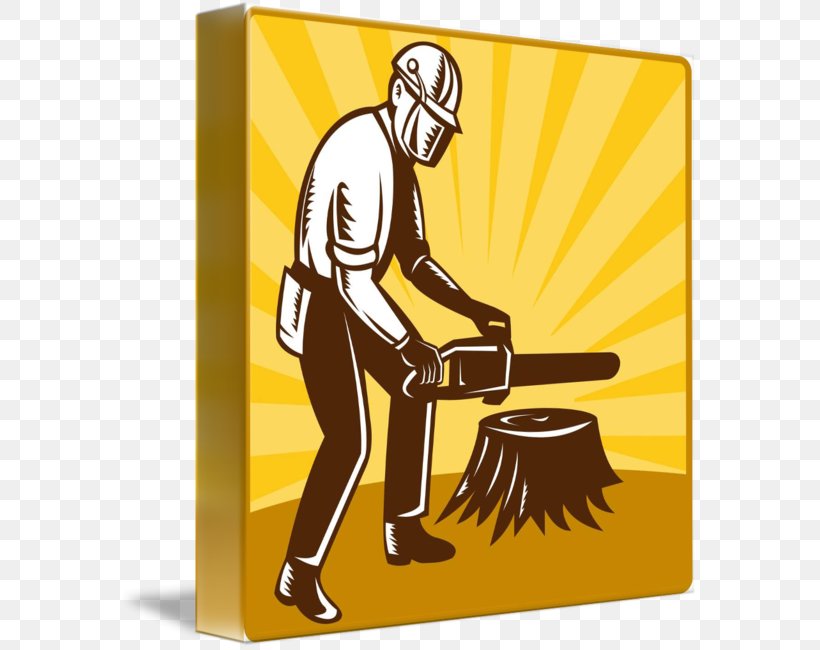 Arborist Chainsaw Tree Stump, PNG, 580x650px, Arborist, Alamy, Art, Cartoon, Chainsaw Download Free