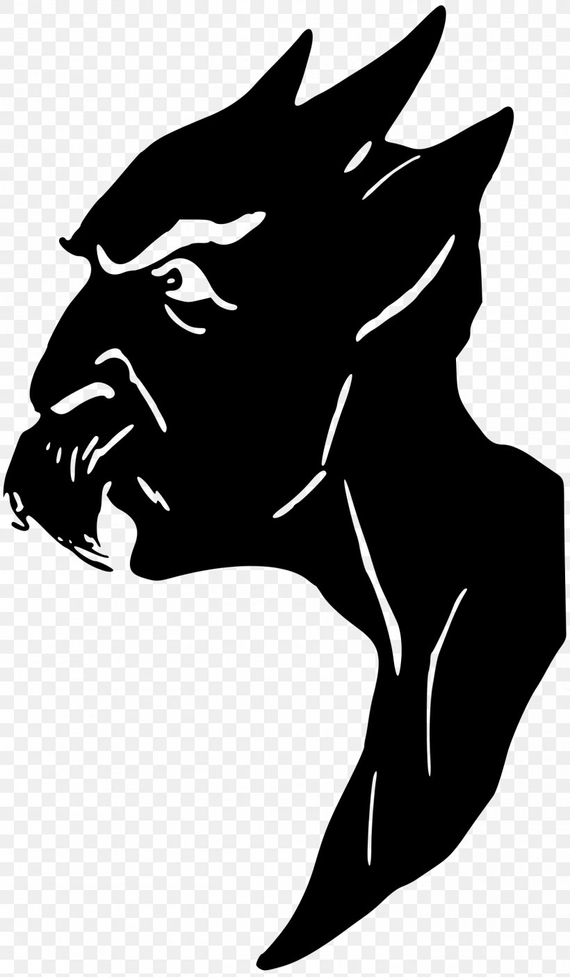 Devil Silhouette Lucifer Demon Clip Art, PNG, 1400x2400px, Devil, Art, Artwork, Black, Black And White Download Free