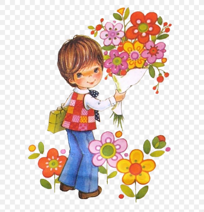 Floral Design Cut Flowers Flower Bouquet Doll, PNG, 630x850px, Floral Design, Art, Character, Child, Child Art Download Free