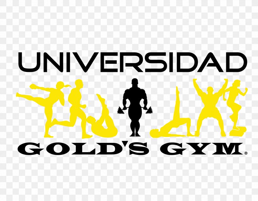 Gold's Gym Fitness Centre Physical Fitness Logo Exercise, PNG, 3418x2668px, Fitness Centre, Area, Black, Brand, Certification Download Free