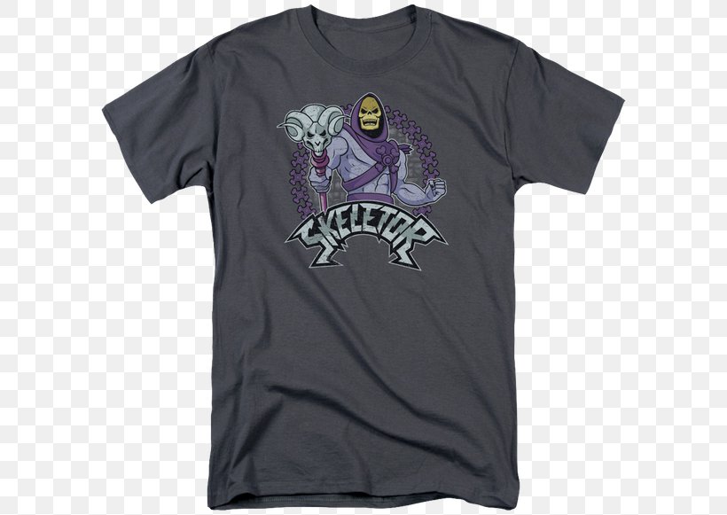 T-shirt The Lord Of The Rings Skeletor Masters Of The Universe, PNG, 600x581px, Tshirt, Active Shirt, Black, Brand, Clothing Download Free