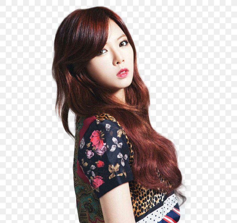 Hyuna 4Minute Hair Coloring K-pop Long Hair, PNG, 500x770px, Hyuna, Bangs, Black Hair, Brown Hair, Designer Download Free