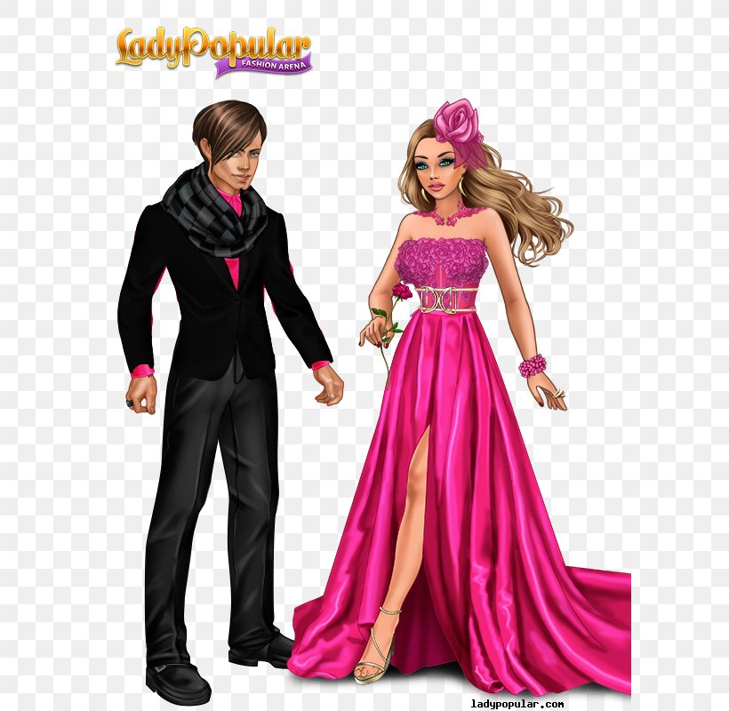 Lady Popular Gown Pink M Fashion Model RTV Pink, PNG, 600x800px, Lady Popular, Costume, Costume Design, Dress, Fashion Design Download Free