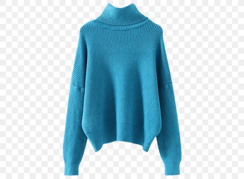 Sweater Turquoise Neck Product Wool, PNG, 600x600px, Sweater, Electric Blue, Neck, Sleeve, Turquoise Download Free