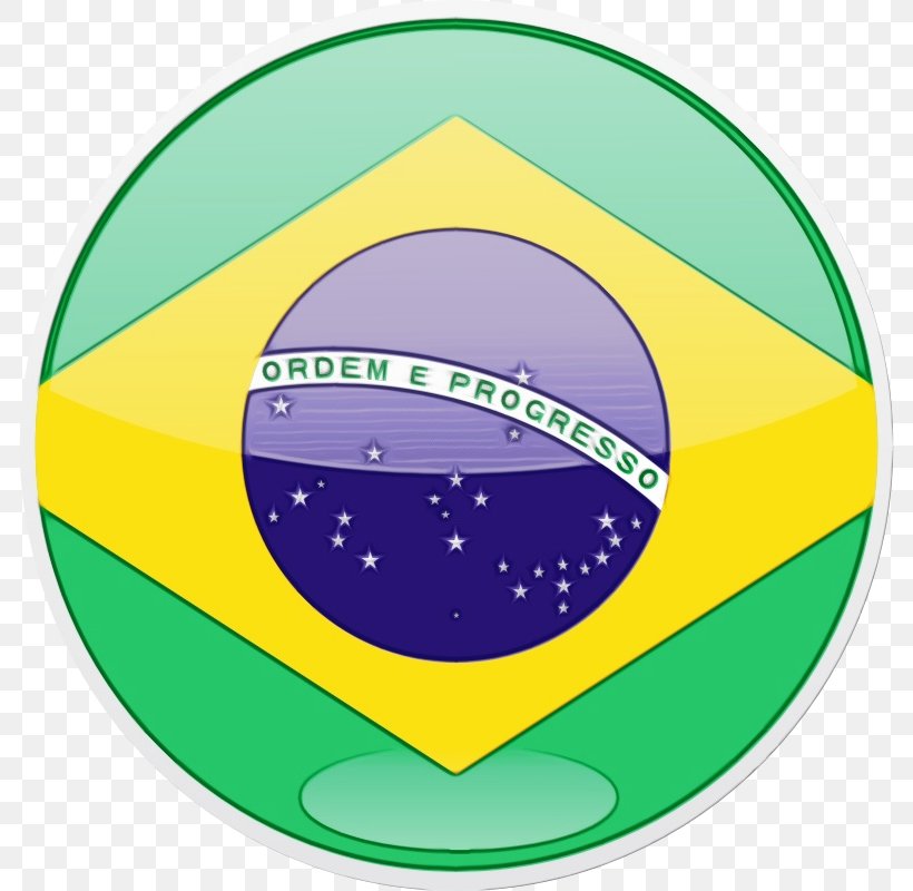 Brazil Flag, PNG, 800x800px, Watercolor, Brazil, Drawing, Emblem, Flag Download Free