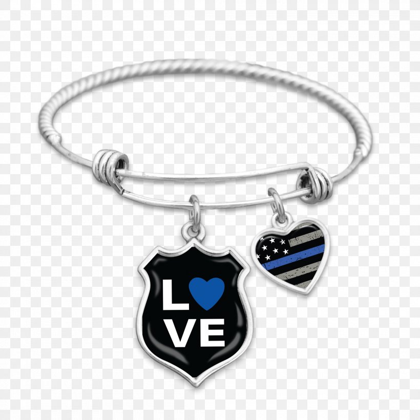 Charm Bracelet Thin Blue Line Charms & Pendants Police Officer, PNG, 2100x2100px, Bracelet, Badge, Body Jewelry, Charm Bracelet, Charms Pendants Download Free
