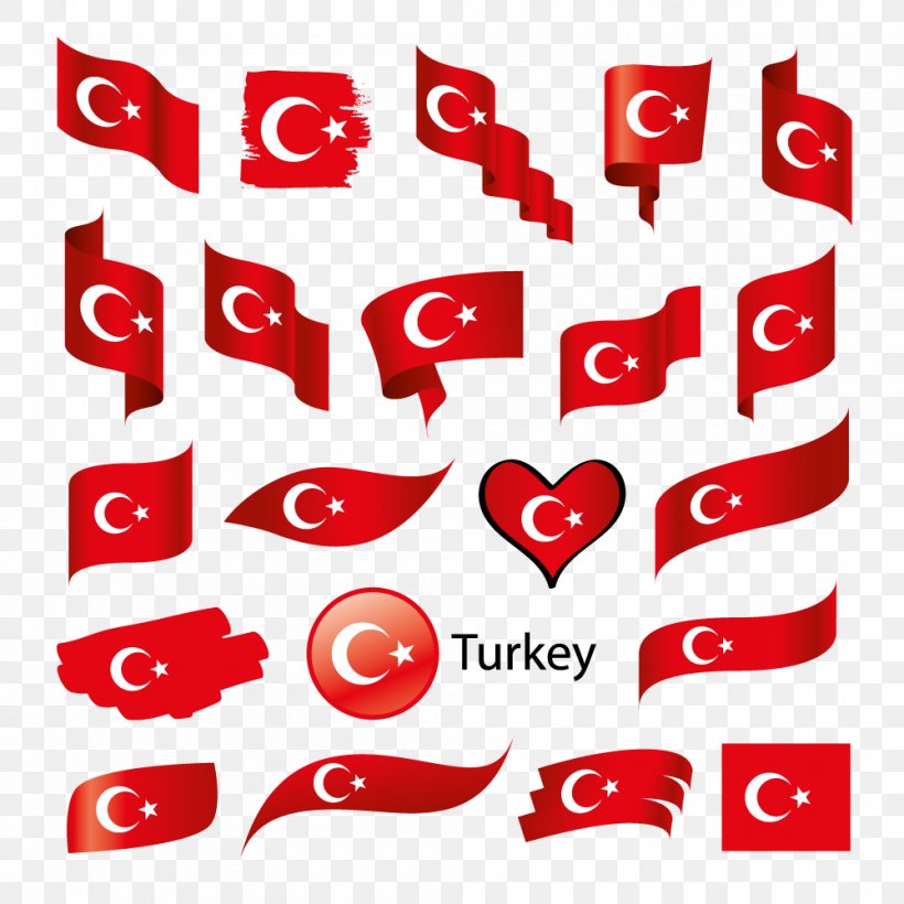 Flag Of Turkey Clip Art, PNG, 1000x1000px, Turkey, Area, Flag, Flag Of Costa Rica, Flag Of France Download Free