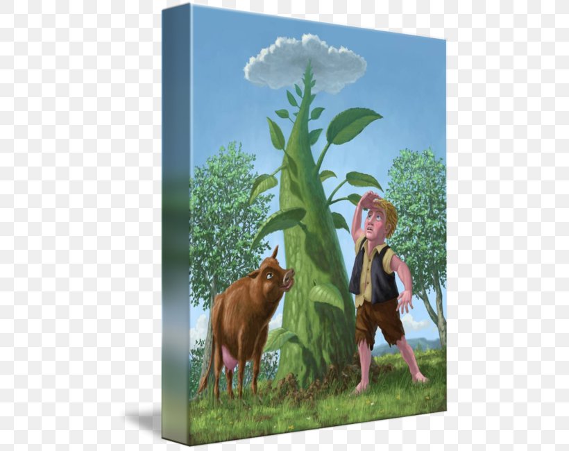 Jack And The Beanstalk Art Canvas Print Fairy Tale, PNG, 480x650px, Jack And The Beanstalk, Art, Artist, Bean, Canvas Download Free