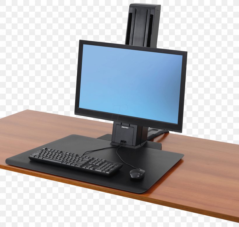 Laptop Sit-stand Desk Computer Monitors Ergotron Workstation, PNG, 3000x2840px, Laptop, Computer, Computer Monitor Accessory, Computer Monitors, Desk Download Free