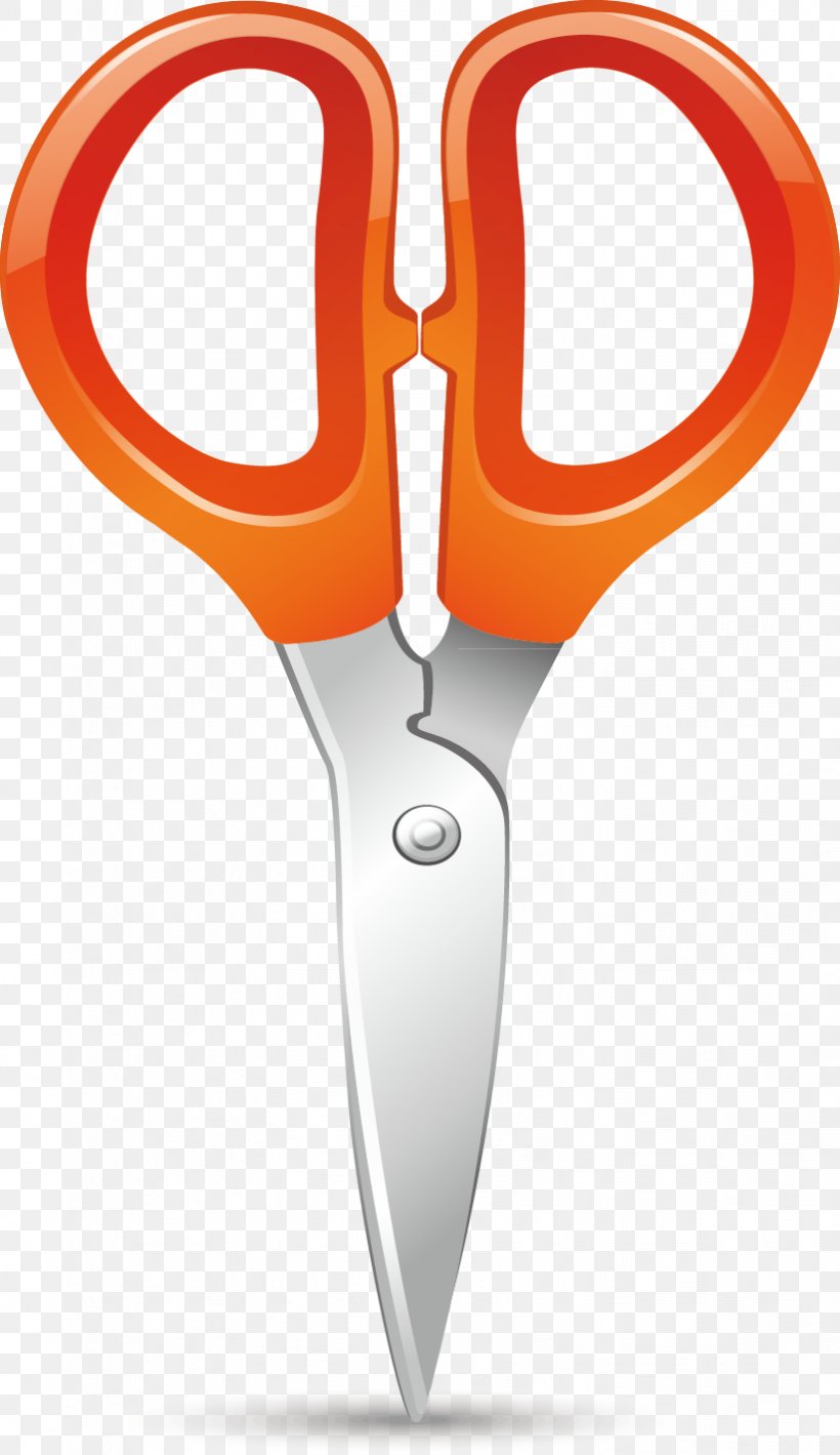 Scissors Orange Vecteur, PNG, 823x1425px, Scissors, Cartoon, Orange, Papercutting, Vecteur Download Free
