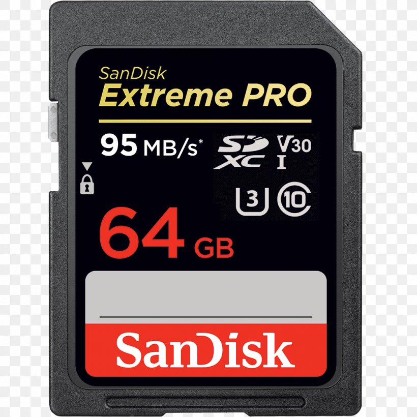 Secure Digital SDHC SanDisk SDXC Flash Memory Cards, PNG, 1000x1000px, Secure Digital, Burst Mode, Camera, Compactflash, Computer Data Storage Download Free