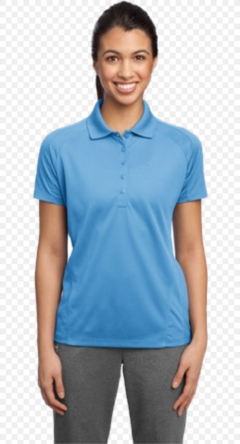T-shirt Sport-Tek L474 Ladies Dri-Mesh Pro Polo Shirt Sport-Tek Ladies Dri-Mesh Pro Polo, PNG, 600x1514px, Tshirt, Aqua, Blue, Clothing, Cobalt Blue Download Free