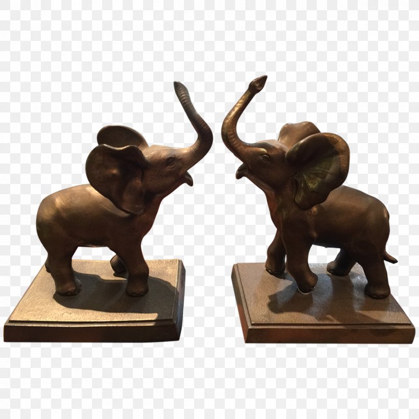 Bookend Indian Elephant Bronze Sculpture Furniture, PNG, 1200x1200px, Bookend, Antique, Brass, Bronze, Bronze Sculpture Download Free