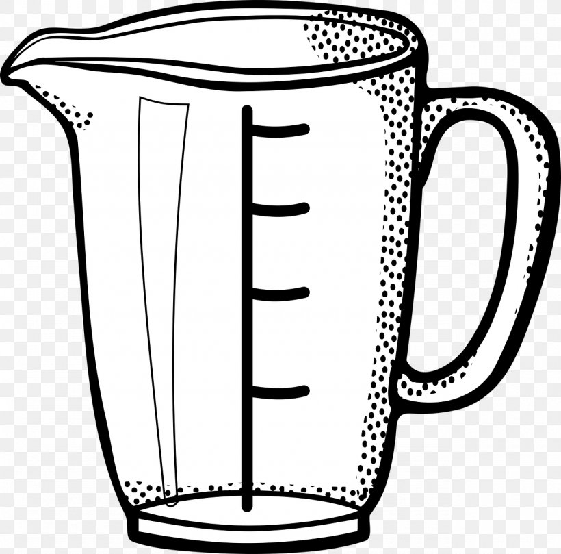 Clip Art Measuring Cup Measurement Openclipart, PNG, 1280x1264px, Measuring Cup, Black And White, Cup, Drinkware, Kitchen Download Free