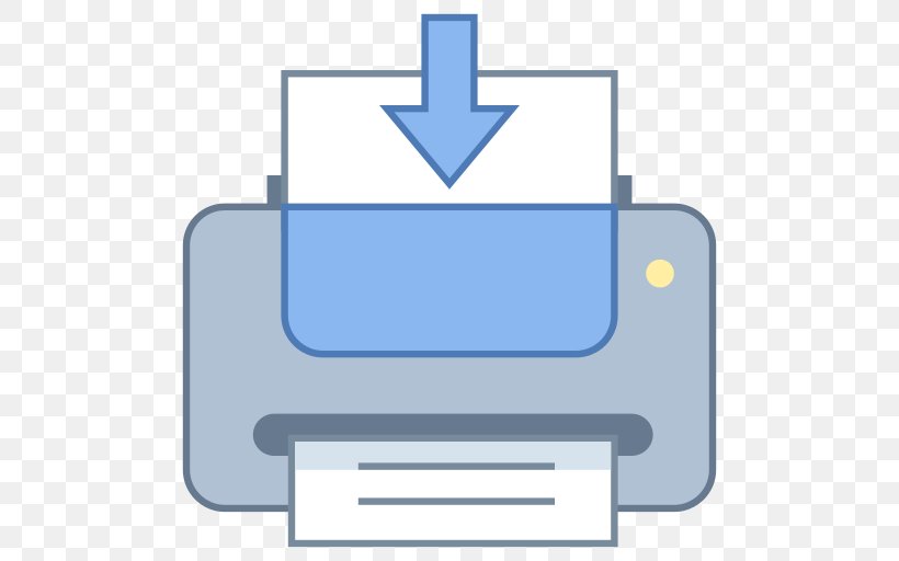 Printer Printing Clip Art, PNG, 512x512px, Printer, Area, Blue, Brand, Computer Download Free