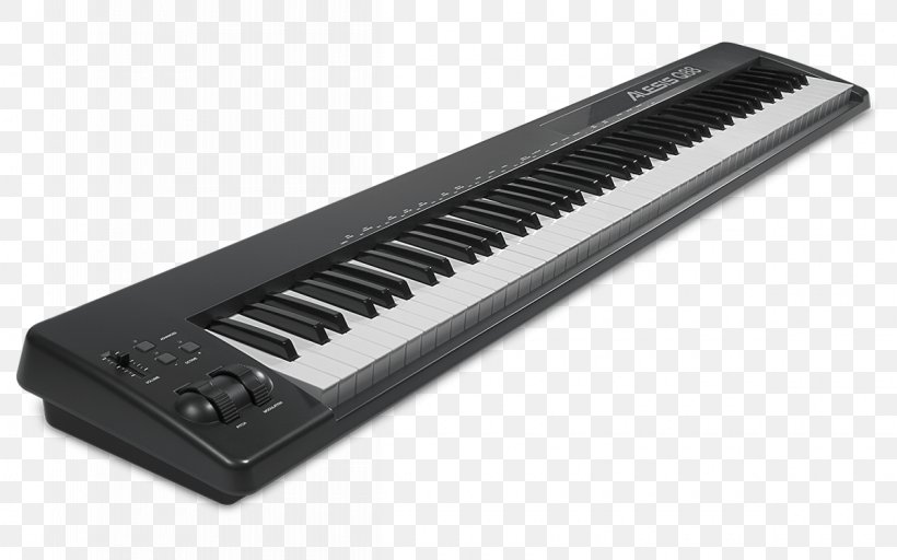 MIDI Controllers Alesis MIDI Keyboard Musical Instruments, PNG, 1200x750px, Midi Controllers, Alesis, Computer Component, Digital Piano, Electric Piano Download Free