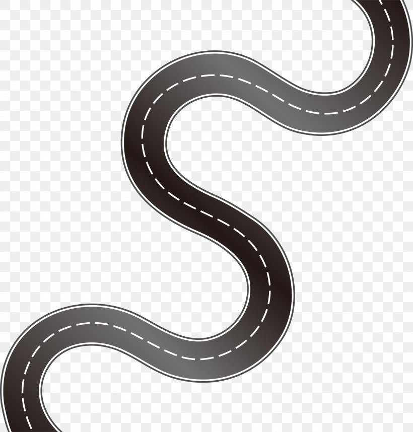 Euclidean Vector Road Computer File, PNG, 3184x3334px, Road, Black And ...