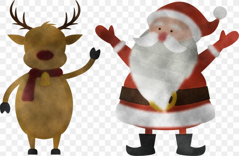 Santa Claus, PNG, 1723x1125px, Santa Claus, Christmas, Deer, Figurine, Reindeer Download Free