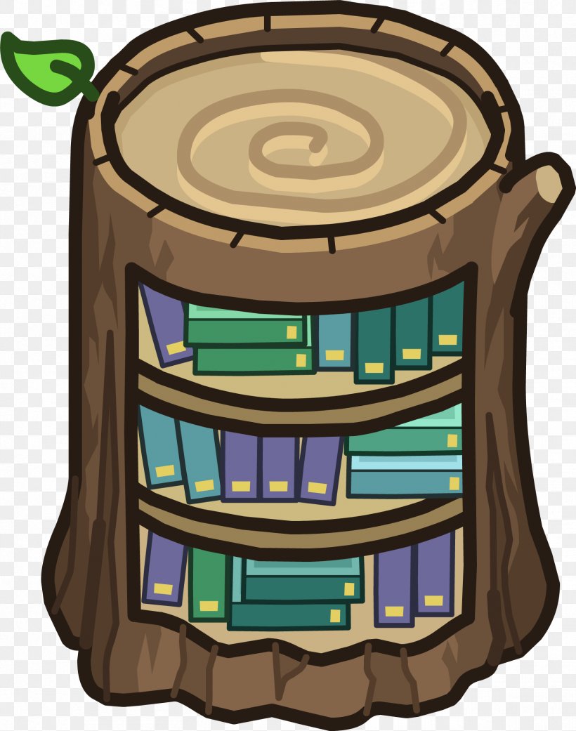 Tree Stump, PNG, 1721x2186px, Club Penguin, Bookcase, Furniture, Green, Igloo Download Free