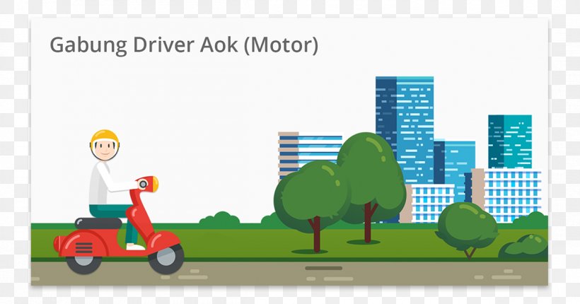PT. Aok Teknologi Indonesia (Aok-JEK) Motorcycle Human Behavior Cartoon, PNG, 1200x630px, Motorcycle, Area, Behavior, Brand, Cartoon Download Free