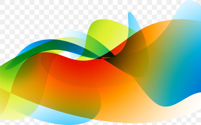 Colorful Wave Stripes, PNG, 3922x2448px, Artworks, Art, Designer, Orange, Rgb Color Model Download Free