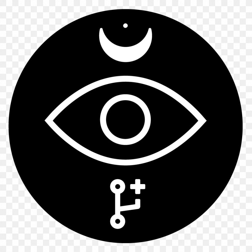 DIGITAL WITCH Designer Logo White On Black, PNG, 1024x1024px, 2018, Designer, Brand, Eye, Line Art Download Free