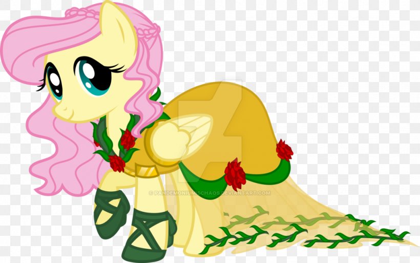 Pony Fluttershy Pinkie Pie The Dress, PNG, 1024x641px, Watercolor, Cartoon, Flower, Frame, Heart Download Free