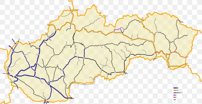 Rail Transport Slovakia Map Train, PNG, 1280x659px, Rail Transport, Area, Diagram, Ecoregion, Hungarians Download Free