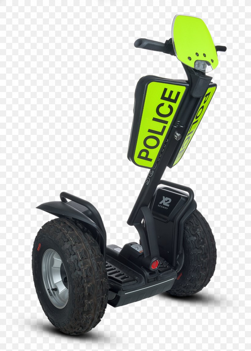 Segway PT Police Car Self-balancing Scooter Electric Vehicle, PNG, 877x1225px, Segway Pt, Allterrain Vehicle, Automotive Tire, Automotive Wheel System, Bicycle Download Free
