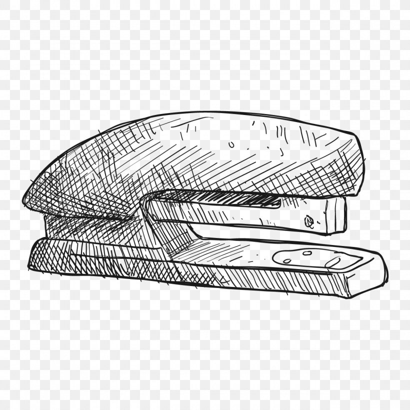 Sketch Stapler Image Stationery, PNG, 1280x1280px, Stapler, Automotive Design, Black And White, Croquis, Drawing Download Free