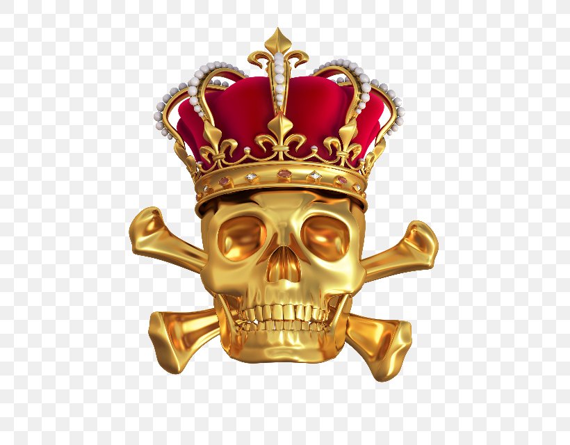 Crown Skull Stock Photography Royalty-free Shutterstock, PNG, 512x640px, Skull, Bone, Crown, Fashion Accessory, Gold Download Free