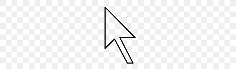 Cursor Computer Mouse Pointer, PNG, 240x240px, Cursor, Area, Black, Black And White, Computer Mouse Download Free