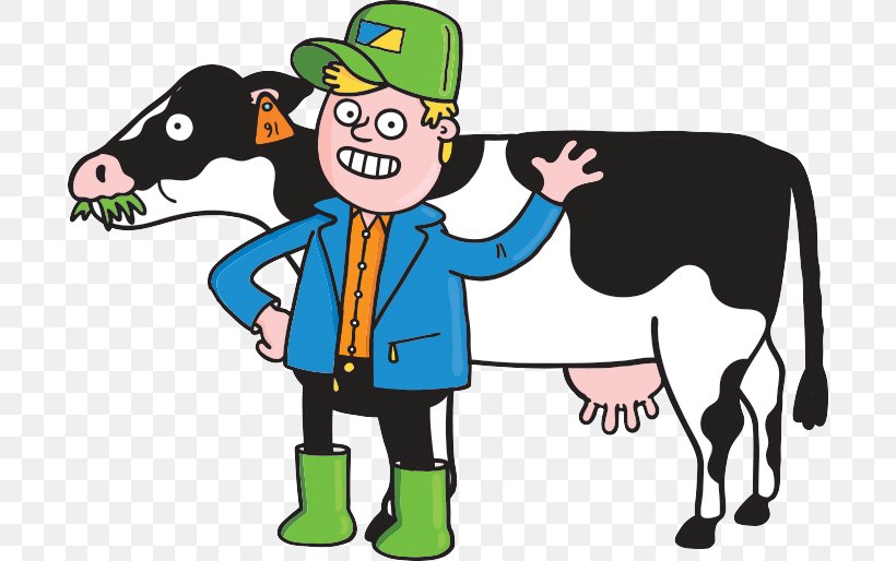 Dairy Cattle Human Behavior Clip Art, PNG, 696x514px, Dairy Cattle, Behavior, Cattle, Cattle Like Mammal, Character Download Free