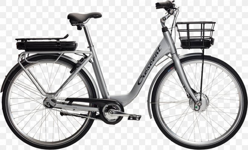 Electric Bicycle Crescent Lilac Sweden, PNG, 990x600px, Electric Bicycle, Bicycle, Bicycle Accessory, Bicycle Drivetrain Part, Bicycle Frame Download Free