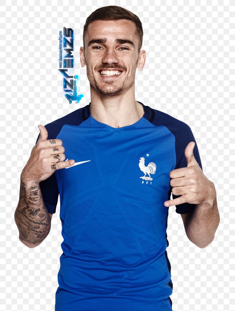 Antoine Griezmann France National Football Team UEFA Euro 2016 Football Player Goal Celebration, PNG, 738x1083px, Antoine Griezmann, Arm, Blue, Clothing, Dimitri Payet Download Free