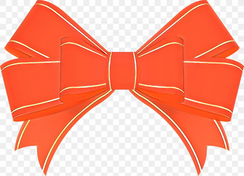Bow Tie, PNG, 3000x2163px, Red, Bow Tie, Orange, Ribbon Download Free