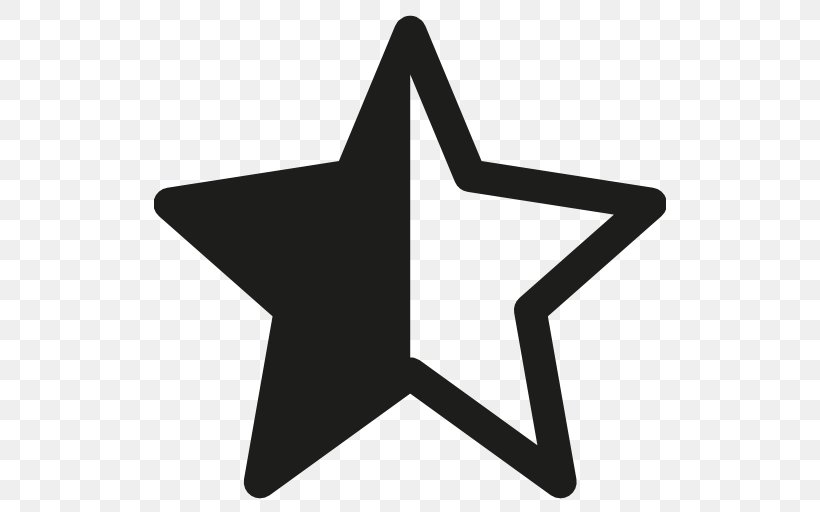Star, PNG, 512x512px, Star, Black And White, Font Awesome, Star Of David, Symbol Download Free