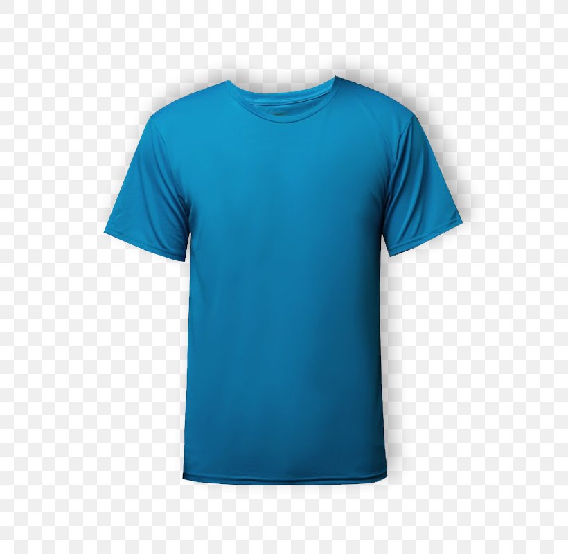 Printed T-shirt Sleeve Crew Neck, PNG, 800x800px, Tshirt, Active Shirt, Aqua, Azure, Blue Download Free