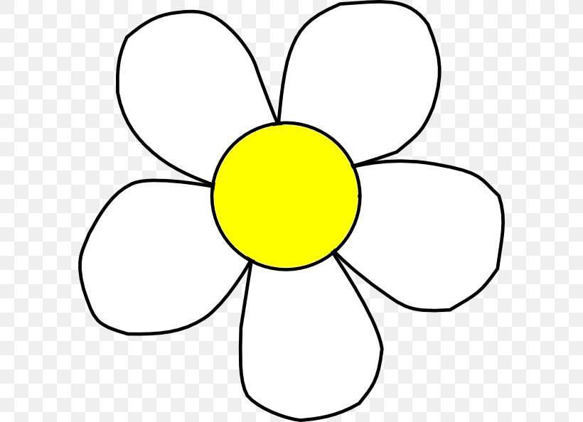 Flower Black And White Clip Art, PNG, 600x594px, Flower, Area, Artwork, Black, Black And White Download Free