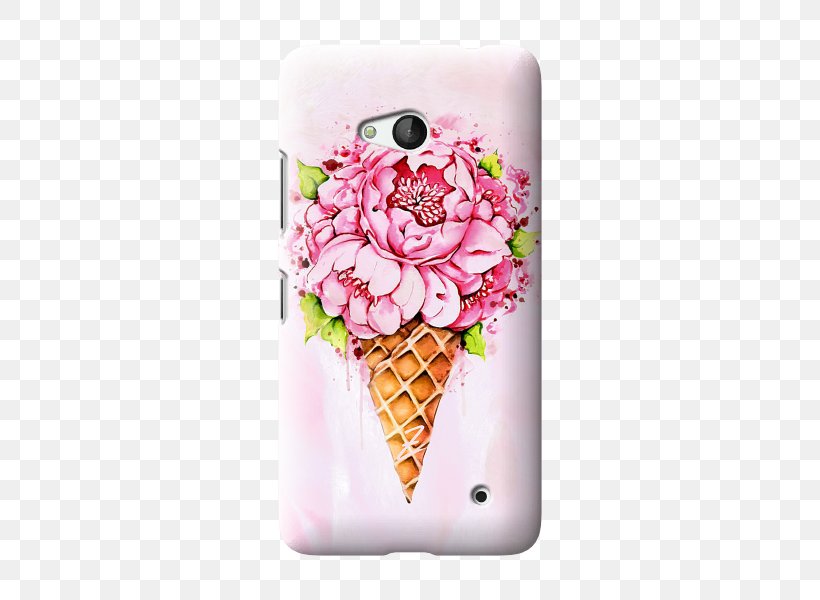 Ice Cream Cones Watercolor Painting Floral Design Flower, PNG, 500x600px, Ice Cream Cones, Art, Cut Flowers, Drawing, Floral Design Download Free