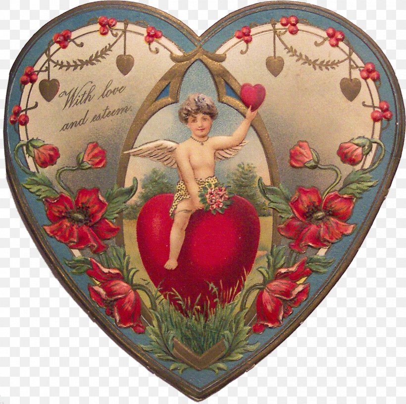 Valentine's Day Victorian Era Heart Greeting & Note Cards Clip Art, PNG, 1200x1193px, Valentine S Day, Antique, Ellen Clapsaddle, Etsy, Flower Download Free