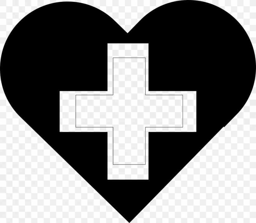 Vector Graphics Royalty-free Heart Illustration, PNG, 980x856px, Royaltyfree, Black And White, Christian Cross, Cross, Flag Of Switzerland Download Free