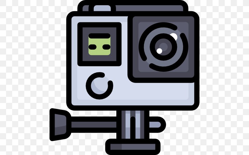 Video Cameras Clip Art, PNG, 512x512px, Video Cameras, Camcorder, Camera, Cartoon, Gopro Download Free