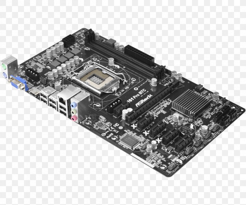 Intel Motherboard ATX Serial ATA PCI Express, PNG, 1200x1000px, Intel, Asrock H81 Pro Btc, Atx, Computer Component, Computer Hardware Download Free
